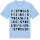 Blue Soul t-shirt med Bistockshålan ordlek t-shirt