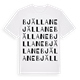 Bjällane ordlek t-shirt