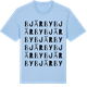 Blue Soul t-shirt med Bjärby ordlek t-shirt