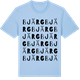 Blue Soul t-shirt med Bjärg ordlek t-shirt