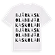Bjärkaskolan ordlek t-shirt