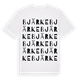 Bjärke ordlek t-shirt