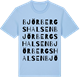 Blue Soul t-shirt med Björbergshalsen ordlek t-shirt
