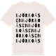 Vintage White t-shirt med Björboåsen ordlek t-shirt