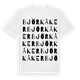Björkåker ordlek t-shirt