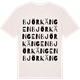 Vintage White t-shirt med Björkängen ordlek t-shirt