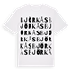 Björkås ordlek t-shirt