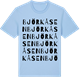 Blue Soul t-shirt med Björkåsen ordlek t-shirt