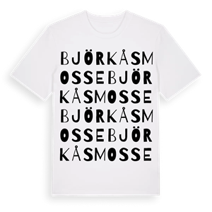 Björkåsmosse ordlek t-shirt – ekologisk bomull t-shirt från Pinshirt