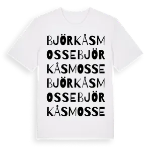Björkåsmosse ordlek t-shirt – ekologisk bomull t-shirt från Pinshirt