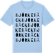 Blue Soul t-shirt med Björkebäck ordlek t-shirt