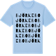 Blue Soul t-shirt med Björkebo ordlek t-shirt