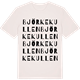 Vintage White t-shirt med Björkekullen ordlek t-shirt