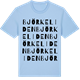 Blue Soul t-shirt med Björkeliden ordlek t-shirt