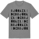 Mid Heather Gray t-shirt med Björkeliden ordlek t-shirt