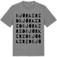 Mid Heather Gray t-shirt med Björkered ordlek t-shirt