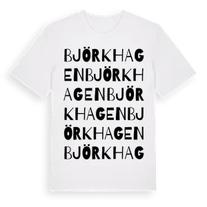 Björkhagen ordlek t-shirt – ekologisk bomull t-shirt från Pinshirt