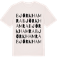 Vintage White t-shirt med Björkhamra ordlek t-shirt