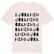 Vintage White t-shirt med Björkhem ordlek t-shirt