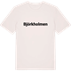 Vintage White t-shirt med Björkholmen fetstil t-shirt