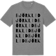 Mid Heather Gray t-shirt med Björklid ordlek t-shirt