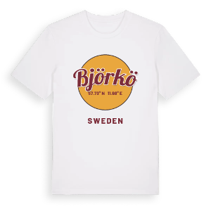 Björkö cirkel t-shirt – ekologisk bomull t-shirt från Pinshirt