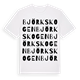 Björkskogen ordlek t-shirt