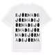 Björmad ordlek t-shirt