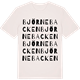 Vintage White t-shirt med Björnebacken ordlek t-shirt