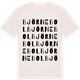 Vintage White t-shirt med Björnebol ordlek t-shirt