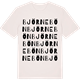 Vintage White t-shirt med Björnebön ordlek t-shirt