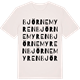 Vintage White t-shirt med Björnemyren ordlek t-shirt