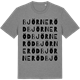 Mid Heather Gray t-shirt med Björneröd ordlek t-shirt