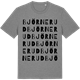 Mid Heather Gray t-shirt med Björnerud ordlek t-shirt