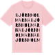 Pink Cotton t-shirt med Björnholmarna ordlek t-shirt