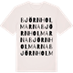 Vintage White t-shirt med Björnholmarna ordlek t-shirt