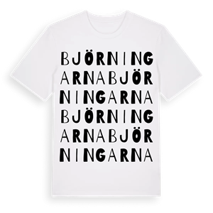 Björningarna ordlek t-shirt – ekologisk bomull t-shirt från Pinshirt