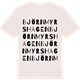 Vintage White t-shirt med Björnmyrshagen ordlek t-shirt