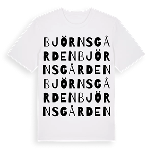 Björnsgården ordlek t-shirt – ekologisk bomull t-shirt från Pinshirt