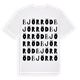 Björröd ordlek t-shirt