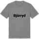 Mid Heather Gray t-shirt med Björryd fetstil t-shirt