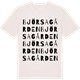 Vintage White t-shirt med Björsagården ordlek t-shirt