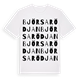 Björsarödjan ordlek t-shirt