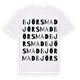 Björsmad ordlek t-shirt