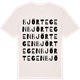 Vintage White t-shirt med Björtegen ordlek t-shirt