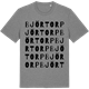Mid Heather Gray t-shirt med Björtorp ordlek t-shirt