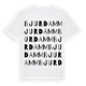 Bjurdamm ordlek t-shirt