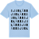 Blue Soul t-shirt med Bjurkärr ordlek t-shirt