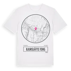 Bjurslätts Torg t-shirt – ekologisk bomull t-shirt från Pinshirt