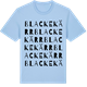Blue Soul t-shirt med Blackekärr ordlek t-shirt